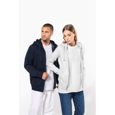 Men's full zip hooded sweatshirt